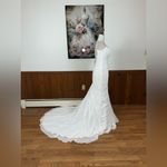 Gorgeous New Pronovias Mandalay Chiffon Wedding Gown! White Size 12 Photo 4