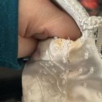 Vintage Satin Beaded Bridal Crossbody Evening Purse White Wedding Bag Photo 3