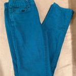 Free People Women's Teal Skinny Jeans Size 26 Photo 2