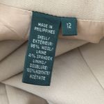 Lauren Ralph Lauren Tan Button Up Wool Blend Blazer Suit Jacket Size 12 Photo 2