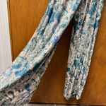 Free People  FP Delphine Velour Long Sleeve Jumpsuit One Piece Blue Small S Photo 7