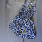Maitai  short jumpsuit floral blue/white L lightweight Romper Photo 6
