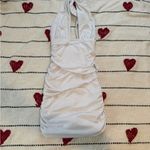 ZARA Cream Ruched Top Photo 1