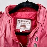 Americana Leather Vintage Red Leather Jacket Size M Photo 1