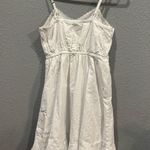 SO  Juniors Lacy White Sundress Photo 1