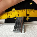 Black Floral‎ Button Maxi Skirt Boho Cottagecore Romantic Prairie Fairycore XS Photo 4