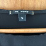 Stella & Dot  Black Drape Top with Gold Cuffs. Size Small. Photo 5