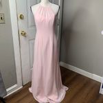 BHLDN WTOO  wispy pink open back maxi gown train size 6‎ prom wedding guest Photo 2