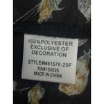 Emory park  Black Yellow Floral Sheer Kimono Cardigan Size Small Photo 1