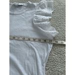 joe's jeans Joe’s Jeans Eyelet Flutter Sleeve Top T-Shirt White NEW NWOT Size S $148 Photo 2