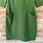 Boden Half Sleeve Structured Shift Dress Green Women’s 4P 4 Petite Pockets Photo 2