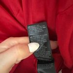 White House | Black Market Women’s Medium Red Vneck Shirt Career Office Core Photo 2