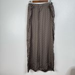 GapBody Satin Pajama Set Cashmere Dot Print Size Xlarge Brown Photo 9