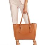 Marc Jacobs  Commuter Leather Tote – Smoked Almond – Photo 0