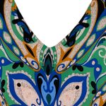 Maeve Anthropologie  Folksong Novelty Floral Bird‎ Print Shift Dress Size Large Photo 7