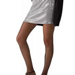Sanctuary Women's Sequin Mini Skirt Houndstooth Size S Party Side Zip NWT $79 Photo 5
