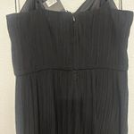 DKNY  Black Midi Pleated Dress NWT 10 Photo 6