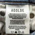 AGOLDE Sophie Ankle Skinny Denim Jeans Light Wash Stretch Zip Mid Rise Blue 31 Photo 3