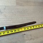 Brighton Vintage  Embossed Braided Leather Belt Photo 10