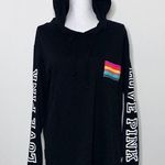 PINK - Victoria's Secret PINK Victoria’s Secret Long Sleeve Hoodie Tee Photo 0