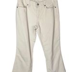Lands' End  Khaki Mid Rise Kick Crop Jean 4P Photo 0