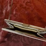 Giani Bernini  Cream Wristlet Clutch Photo 2