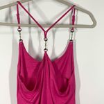 Ocean Blue Women's Spaghetti Strap Tank Top Swim Cover Up Pink Size large Photo 3