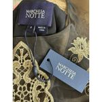 NWT Marchesa Notte Embroidered Dress Gold Black Ethereal Fairy Party Cocktail 4 Photo 1