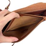 Nisolo Cleo Convertible Crossbody Bag Brandy Woven Leather Brown Photo 13