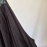 Free People pretty high-low black crisscross back embroidered muslin dress Photo 8