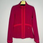 Lululemon athletica Hot pink long sleeve full zip jacket Size 8 Vintage jacket Photo 0