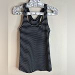 Lululemon Studio Racerback Parallel Stripe Black White Photo 1