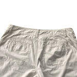 IZOD Vintage Y2K Mid Rise Cropped Cargo Beige Pants Size 12 90s Coastal Preppy Photo 2