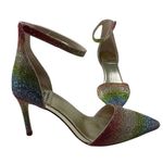 Jeffrey Campbell Solitair Pump in Pastel Multi crystal embelished sz 8 Photo 1