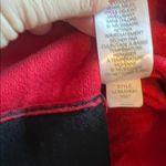 Liz Claiborne  Houndstooth Cardigan Red/Black Size XL Photo 8