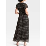 A New Day  NWT polka dot chiffon ruffle sleeve maxi dress small Photo 1
