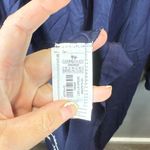 Caribbean Joe Women’s Embroidered Blue and White Swim Maxi Cover Up Size L/XL Photo 3