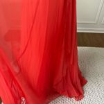 Sherri Hill  Sweetheart Strapless Beaded Coral Formal Gown Prom Pagent Dress 0972 Photo 10