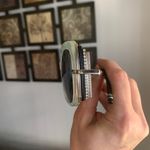 Authentic BOUCHERON 54 glitter oversized Square Swarovski crystals sunglasses Silver Photo 10