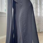 Vintage JBS Ltd  Palazzos High Waist Sheer Split/Slit Trousers Coastal Whimsgoth  Photo 0