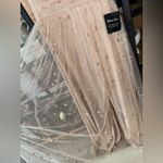 Altar'd State Tulle maxi dress ruffle flutter sleeve glitter stars formal sparkly vneck aster Photo 9