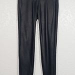 Time & Tru Black Faux Leather Leggings Size Small Photo 2