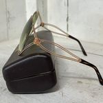 Roberto Cavalli RC 526S 72F 60 Peonia Pink Frame Green Lens Butterfly Sunglasses Photo 3