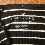 American Eagle AEO Striped Ribbed Lace-Up Tank - Medium Photo 12
