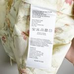 V Chapman Womens Nasturtium Mini Dress Strapless Floral Bow Cream Size 14 NEW Photo 9