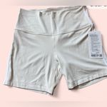 Lululemon  Align Light Ivory/White High-Rise Side-Stripe Short 6” Size 10 Photo 3