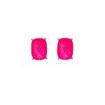 Elegant Pink Stud Earrings Photo 2