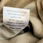 Saga summer jumpsuit, silk/viscose blend, faux wrap oatmeal color, pull up, S Tan Photo 14