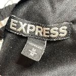 EXPRESS Zebra Geometric Print Mini Slip Dress w/ Elastic Waist, Medium Photo 6