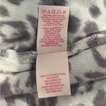 Victoria's Secret  Button Up Flannel Pajama Top  Purple Leopard Print XL Photo 6